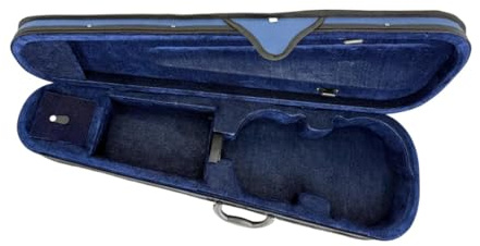 Qectial Geigen Hartschalenkoffer Rucksack, Reisetasche mit Tragegriff, Aufbewahrungsorganizer Und Verstellbaren Gurten für Spieler, Style D