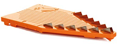 Börner Messereinschub für V5 & Vital (7mm) • Messereinsatz ideal als Pommes Schneider • Gemüsehobel Messereinschub (V-Hobel) • Börner V5 & Vital Küchenhobel Zubehör • Farbe: Orange