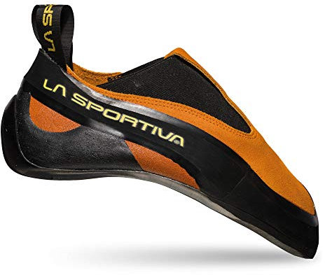 LA SPORTIVA Cobra Orange - Präziser enganliegender Leder Kletterschuh, Größe EU 40 - Farbe Orange