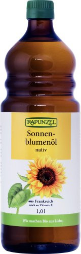 Rapunzel Sonnenblumenöl nativ, 2er Pack (2 x 1 kg) - Bio