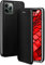 ONEFLOW Business Case für iPhone 11 Pro Handyhülle klappbar mit Standfunktion, Klapphülle Flipcase Cover Dünn, PU Leder Hülle mit Kartenfach, 360 Grad Schutzhülle, Schwarz