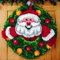 SKTWOE Knüpfen Knüpfteppich Weihnachten DIY Kreuzstich Knüpfpackung Unfinished Häkeln Teppich Yarn Kissen Handwerk Für Kinder Und Erwachsene 20X20 Zoll (500X500 Mm),B