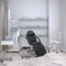 radelldar Kosmetikliege,Massageliege Klappbar 3 Zonen Höhenverstellbar mit Rollhocker Massagetisch 80cm Breit PU-Leder Massagebett Kosmetikstuhl Tattooliege Tragfähigkeit 270 kg Schwarz