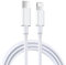 Câble de Données Chargeur USB Type-C PD Compatible iPhone Blanc