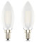E14 Dimmable Led Candle Bulb,SES Small Edison Screw,6W Equivalent 60w, Warm White 2700K,Pack of 2