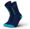 INCYLENCE Merino Winter Laufsocken mit gezielter Kompression, Männer und Frauen, 1 Paar, Navy Canary, Gr. 35-38