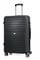 VIDA since 1995 Valise Grande Taille VR629, très Gros Volume,Extensible,roulettes Doubles Multi Directions (Noir (Black), L - Large –84L-114L - 77x49x31cm - 4,3kg)