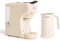 CREATE / PACK POTTS STYLANCE + MILKFROTHER/Cafetera Multicápsula Express y Espumador calentador de leche color Blanco roto