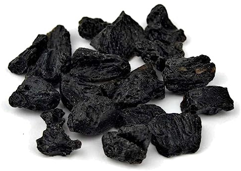 Tektit Glasmeteorit Rohsteine Ø ca. 15 – 30 mm Edelsteine Heilsteine Wassersteine Glückssteine (Packung Nr. 1 mit 10 g)