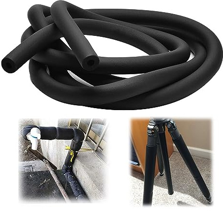 JEDAL Insulation Foam Tube Flexible Pipe Insulation ID 25mm 32mm 43mm 63mm Wall Thick 20mm Foam Tubing Coverings For Outdoor Plumbing Pipe Handle Grip (Size : ID 50MM x 20MM x 1.8m)