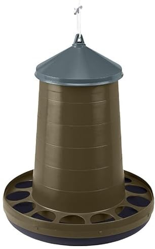 Futtertrog für Hühner zum Aufhängen, 16 kg, Maße: 46 x 55 cm