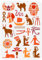 FINGERINSPIRE Ägyptische Hieroglyphen Malschablone 21x29.7 cm Auge des Horus Anubis Sphinx Zeichenvorlage Ägyptisches Symbol Schablone Zum Malen Auf Holz Wand Stoff Möbeln