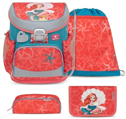 Belmil Mini-Fit Schulranzen Set 4 -teilig (405-33/AG/S) (Sea Queen)