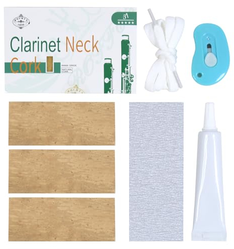 Klarinette Hals Kork, 3pcs Universal Saxophon Hals Kork Stücke für Klarinette/Alto/Sopran/Tenor Saxophon