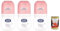 Neutro Roberts, Deodorante Roll On Fresco, Ohne Aluminiumsalze, Keine Flecken, Duft aus Monoi und Freesie, Deodorant Unisex, 3x 50ml + Italian Gourmet polpa 400g