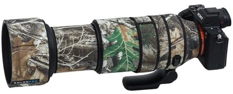 ROLANPRO Wasserdichter Objektiv, Camouflage-Mantel für Tamron 150–500 mm f5–6.7 Di III VC VXD (A057), Regenschutz, Objektivschutzhülle, Kleidung, #27, Dschungel-Tarnmuster, wasserdicht
