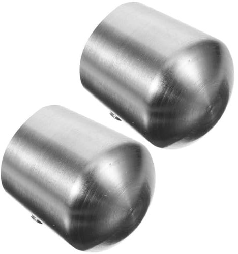 OSALADI 2 Stück Metall-endkappen Für Handläufe – Edelstahlrohr Einfache Installation Verbesserte Poliertes Design