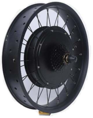 Konfiur 48V 1000W Elektrofahrräder Hub Motor, 20 Zoll Fahrrad Motor Bausatz E-Bike Umbausatz E-Bike Conversion Kit Schwarz mit LCD Display und Hinterradantrieb