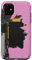 Diseño de placa base con fondo rosa roto Carcasa para iPhone 11