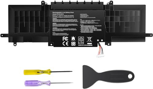 ASUNCELL 11.55V/50Wh C31N1815 Batteria del Computer Portatile per Asus ZenBook 13 UX333 UX333F UX333FN UX333FA RX333FN RX333FA U3300FN BX333FN C31N1815 0B200-03150000 3ICP5/70/81