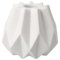 Goebel Kaiser Porzellan Polygono Star - Teelicht/Leuchter aus Biskuitporzellan, weiß, KP P KL Polygono Star 8, Maße: 6x6x8 cm, 14-005-63-1