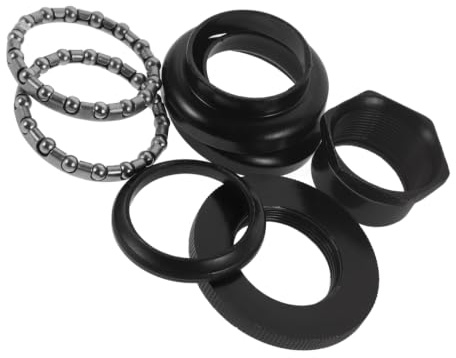 Fahrrad Steuersatzlager 30mm Außen für 25,4mm Gabel Schwarz | Metall Ausführung, Modernes Design in Schwarz, Geeignet für Stadt und Reise