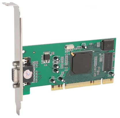 LICAEVEY PCI VGA -Grafikkarte 8mb 32bit für ATI Rage XL - Universal PCI -Grafikkarte für 64 -Bit -PCI X -Slot, Multi -Display -Unterstützung für Server- und Industriecomputer