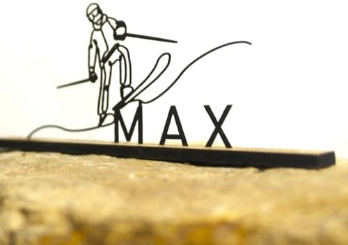 Generisch Personalisierte Skifahrer – Mit Name | Geschenk für Wintersport & Bergliebhaber