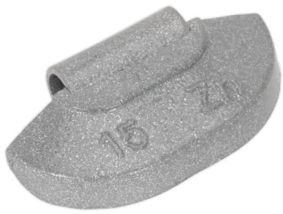 Sealey WWSH15 15g Wheel Weights Hammer-On Zinc for Steel Wheels - Pack of 100