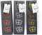 EVG 6 Pack Premium Black Wine Gift Bags with Gift Tag and Handles - Presents Design – Wine Bottle Carrier for Weddings, Anniversary, Birthdays, Special occasions, H: 39 cm x W: 12 cm x D: 9 cm