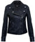 Infinity Leather Giacca da Donna Stile Vintage in Vera Pelle con Zip da Motociclista XL