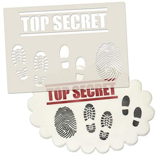 Detective & Spy - Cake Decorating & Craft Stencil