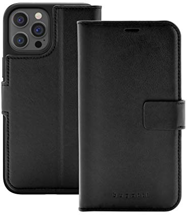 Bugatti Zurigo 42680 Premium Leder Hülle für iPhone 12 Pro Max 6.7 schwarz
