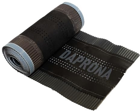 DAPRONA 5m Bande de Faîtage Alu Super Vent 230mm Anthracite RAL 7021, Colle Butyle