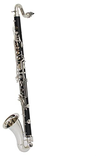 DZDZDZ Silber Überzogene Schlüssel Bass Klarinette BB Tune Klarinette Hohe Qualität Bakelite Instrument Mit Koffer Freies Verschiffen Professionelle Klarinette