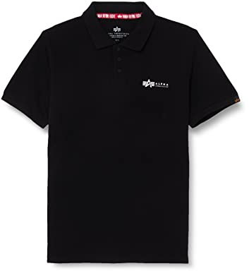 Alpha Industries Basic Polo SL Poloshirt für Herren Black