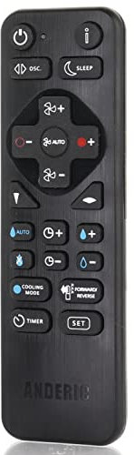 Anderic RRDYS01.2 Universal Replacement Remote Control fit for Dyson Fans with Learning: TP01 TP02 PH02 HP09 HP07 TP04 TP05 HP02 Dyson AM10 BP01 TP05 TP06 AM05 AM04 HP01 AM06 AM08