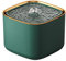Roadoor Fontaine à Eau pour Chat - Grand Design Silencieux - Distributeur d'Eau à Plusieurs Filtres - Vert