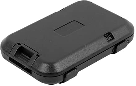 F Fityle Porta Carte di Credito, Porta Carte di Credito con Fascia Esterna, Porta Carte di Credito Piccolo Impermeabile, Porta Carte d'identità con Blocco, Nero