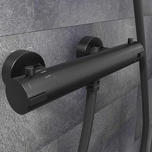 SCHÜTTE Thermostat-Armatur LONDON schwarz