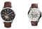 Fossil Herrenuhr Townsman, 45mm Gehäusegröße, Mechanisches Automatikwerk & Herren Analog Automatik Uhr mit Leder Armband ME3099