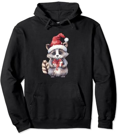 tolles Weihnachtsdesign mit Christbaum und Weihnachtsmann Pullover Hoodie