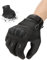 KEMIMOTO Taktische Handschuhe, Motorradhandschuhe, Militär Einsatzhandschuhe mit Kohlefaser Knöchelprotektor und Touchscreen, Atmungsaktiv, Vollfinger, für Bushcraft, Motorrad, Jagd und Security