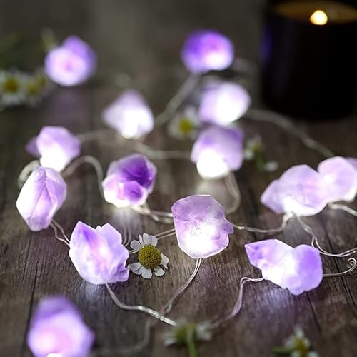 MAGICLULU Guirlande Lumineuse Violet Usb 9.84 Décor Suspendu Pour Noël Chambre Intérieur Cordon Flexible Pour Ambiance Festive Mise En Page Créative