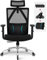 Daccormax Chaise Bureau,Chaise de Bureau Ergonomique,Chaise Bureau Confortable,Fauteuil de Bureau 200KG,Siège Bureau avec Coussin en Mousse à Mémoire,roulettes en Caoutchouc
