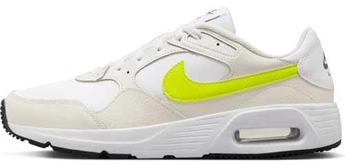 Nike Herren Air Max SC Sneaker, White/Cyber-Phantom-Black, 43 EU