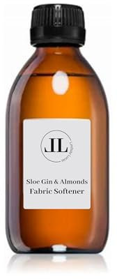 Natural Scented Fabric Softener 300-500ml Glass Bottle - Hand Made (Sloe Gin & Almonds, 500ml)
