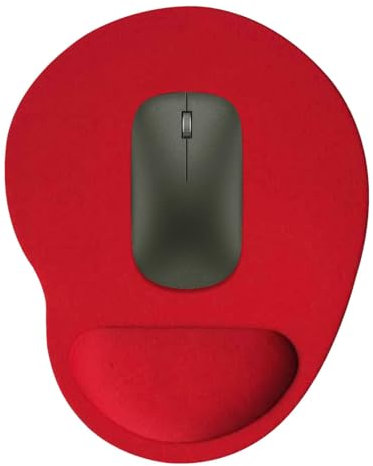 Tapis de souris ergonomique avec repose-main, tapis de souris en mousse, tapis de souris repose-poignet pour ordinateur portable
