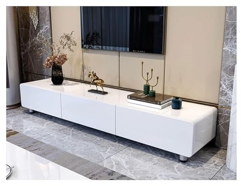 Floating TV Stand Floating TV Unit Wooden TV Console Long TV Shelf for Living Room Entertainment Center TV Table Wall Mounted TV Stand (160x41x32cm)