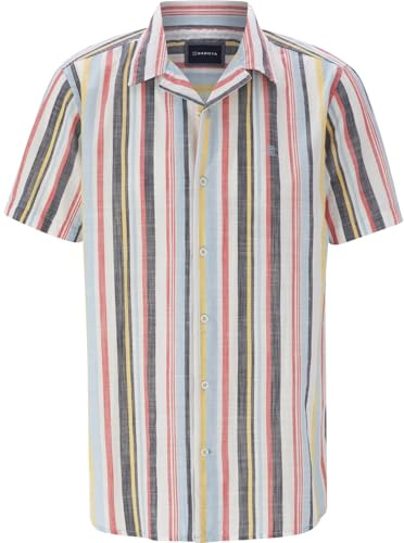 BABISTA Herren Kurzarmhemd Ulron Rot, XL - 43/44